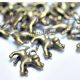 Charm catel bronz antichizat 16.5x14.5mm