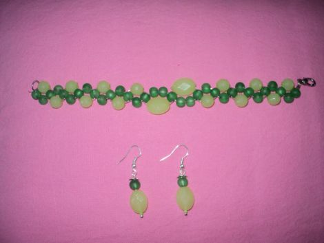 set zig-zag verde