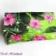 The Garden  - geanta plic material colorat imprime