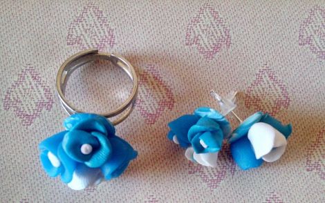 set albastrele