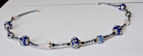 Set colier pietre semipretioase "Royal Blue"