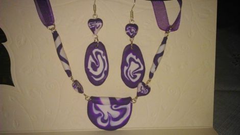 Set colier+cercei fimo
