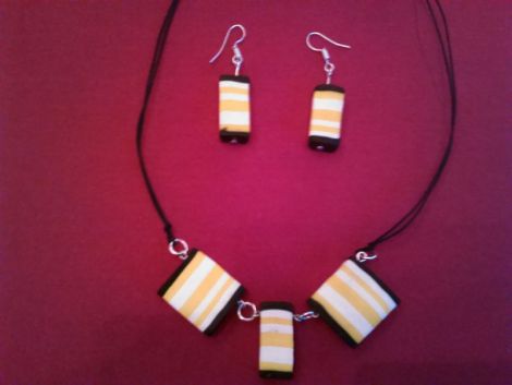 Set colier+cercei fimo
