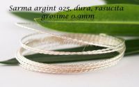 Sarma argint 925 rasucita 0.9mm 