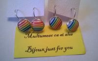 Cercei multicolori