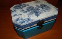 Cutie bijuterii "Blue Roses"