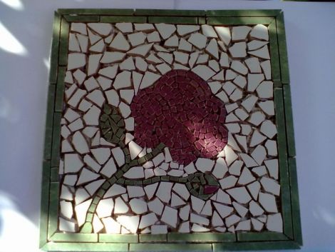 Mozaic decoratiune Rosa