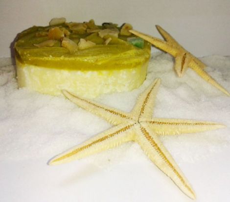 Sapuneala cu sare de mare si lemongrass