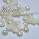 Cabochon perla acril 8mm