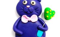 Brosa purple cat