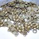 Link bronz floare 32x23x3mm