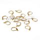 Tortite leverback aurii 15x10mm