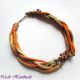 Valea Oltului - colier handmade lana jad agate