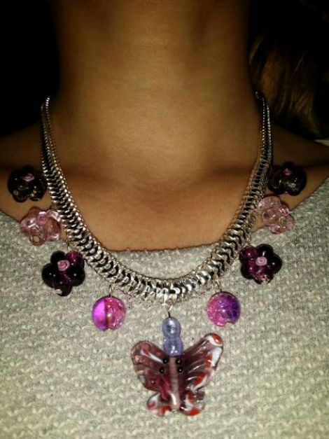 Colier purple