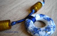 Blue  Gold Circle