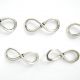 CONECTOR  LINK ARGINTIU INFINIT 24MM
