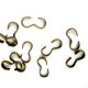 CONECTOR  LINK DESCHIS BRONZ FORMA DE "8" 13MM