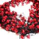Colier crosetat Black and Red