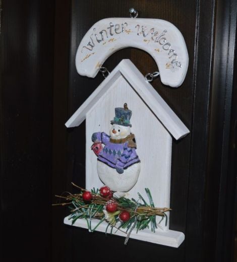 Casuta "Welcome Winter" -decor Craciun