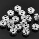 DISTANTIER ARGINTIU RHINESTONE 6MM  TRANSPARENT