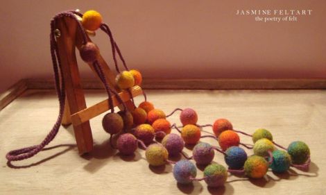 Colier "Rainbow drops"
