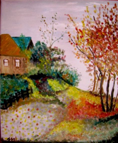 "Octombrie "-pictura in ulei