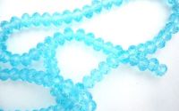 RONDELE STICLA FATETATE 6X4MM  BLEU