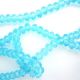 RONDELE STICLA FATETATE 6X4MM  BLEU