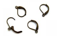 1PER  TORTITE BRONZ "LEVERBACK" 10X16MM