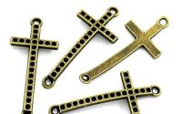 LINK  CONECTOR BRONZ CRUCE 36MM