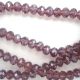 RONDELE STICLA FATETATE 8X6MM  VIOLET