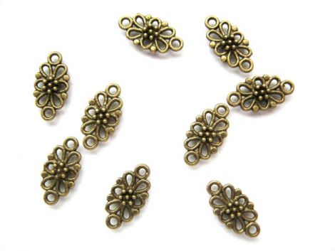 5BUC CONECTOR  DISTANTIER BRONZ DECO 16MM