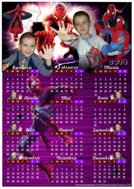 Calendare personalizate A3