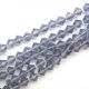 10BUC  BICONICE STICLA 6MM MOV LAVANDA