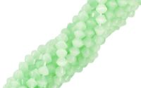 DEFECTE50BUC BICONICE STICLA 3.54MM VERDE LAPTOS