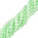 DEFECTE50BUC BICONICE STICLA 3.54MM VERDE LAPTOS