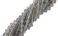 20BUC BICONICE STICLA 4MM GRI