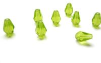 DROP STICLA FATETATA 11MM  VERDE FISTIC