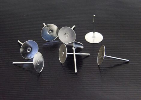 10BUC  BAZA TORTITE CERCEI ARGINTII CU PLATOU 6MM