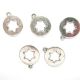 CHARM ARGINTIU STEA DECUPATA 18MM