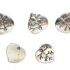 CHARMS ARGINTIU FRUNZA INIMA 15MM