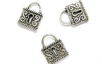 CHARM ARGINTIU LACAT 19MM