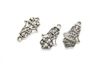 CHARMS ARGINTIU MANA DESTINULUI HAMSA 23MM