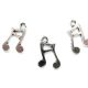 CHARM ARGINTIU NOTE MUZICALE 18MM
