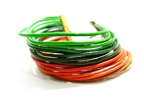 "Pumpkin" - Bratara piele