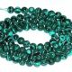 Malachit sinteza 4 mm rotund 10 buc