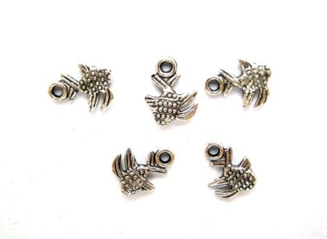 MINI CHARM ARGINTIU PESTISOR 11MM
