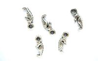 MINI CHARM ARGINTIU CALUT DE MARE 13MM