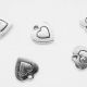 CHARMS ARGINTIU INIMA 10MM