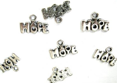 CHARM ARGINTIU "Hope" 12MM